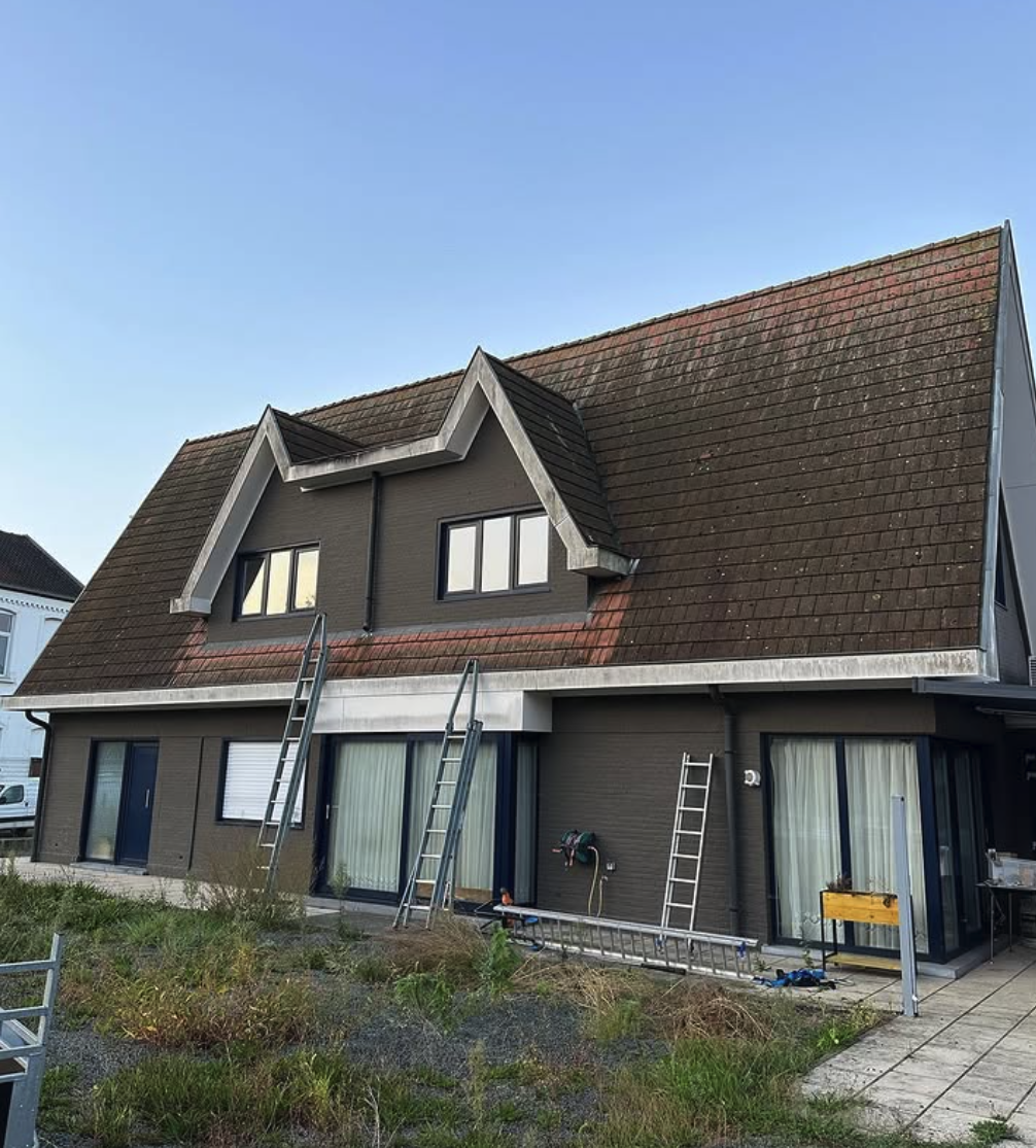 Dakproject op locatie